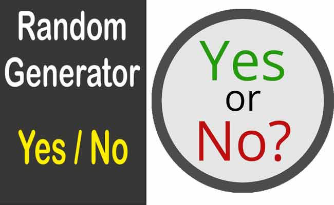 Random Yes No Generator?