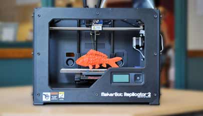 A 3D printer uses the STL format